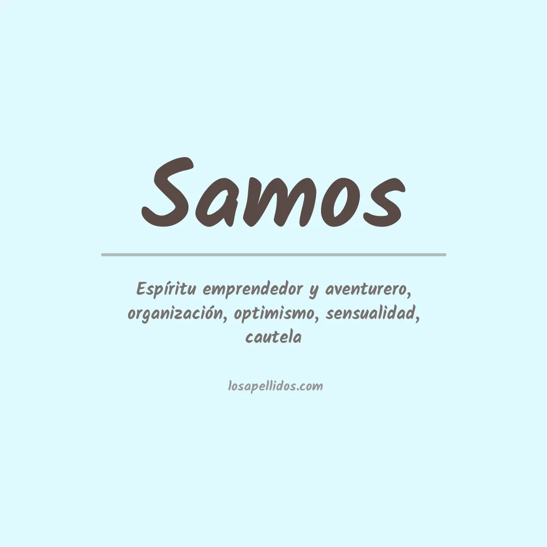 Apellido Samos