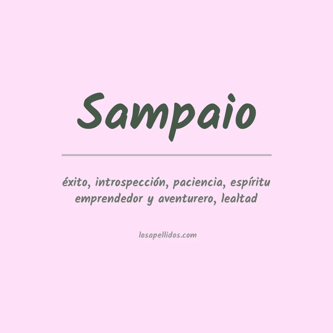 Apellido Sampaio