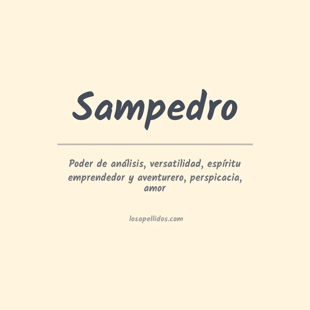 Apellido Sampedro