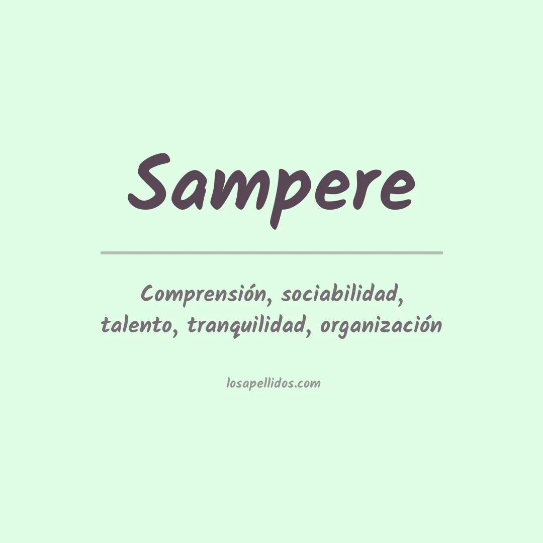 Apellido Sampere