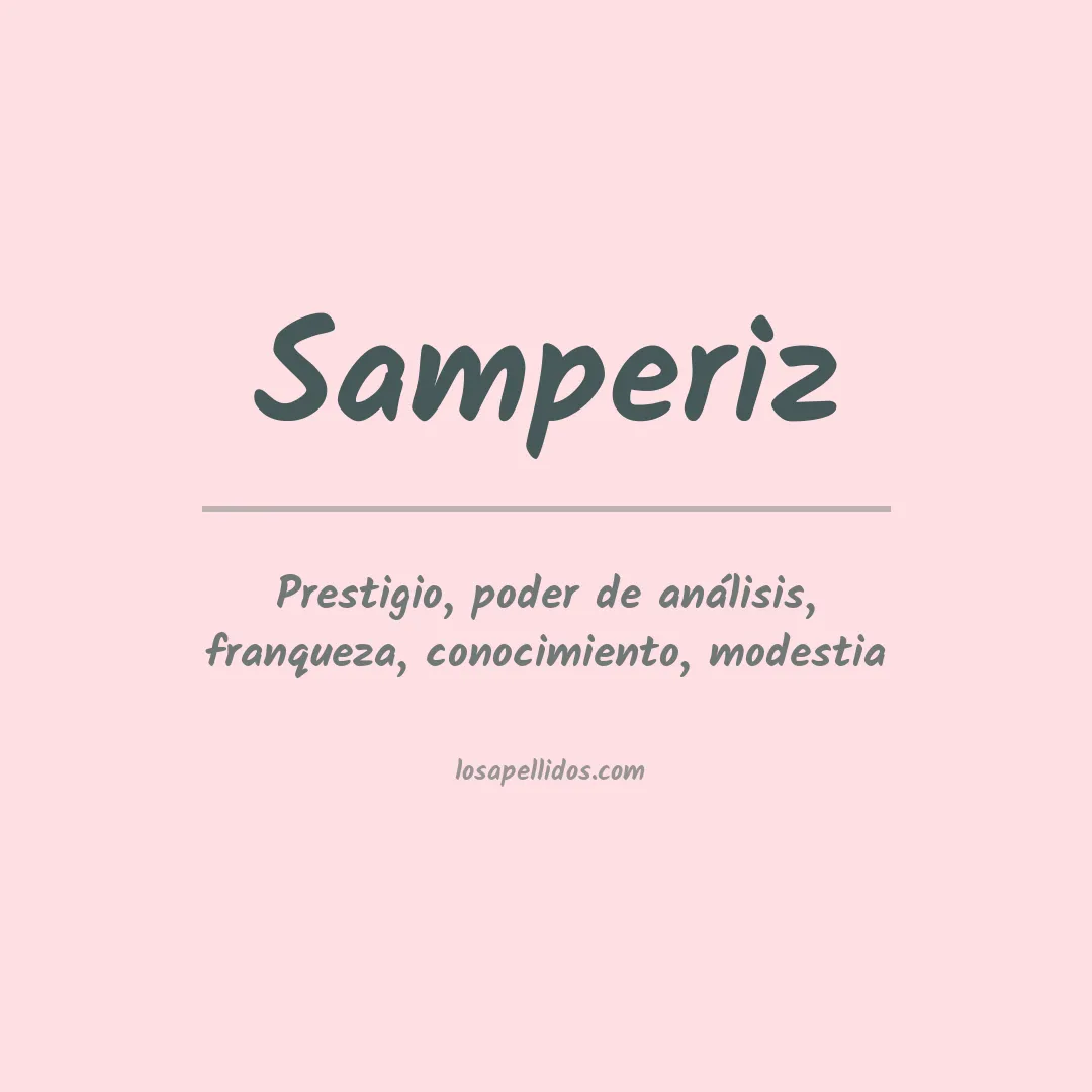 Apellido Samperiz