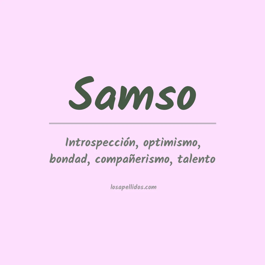 Apellido Samso