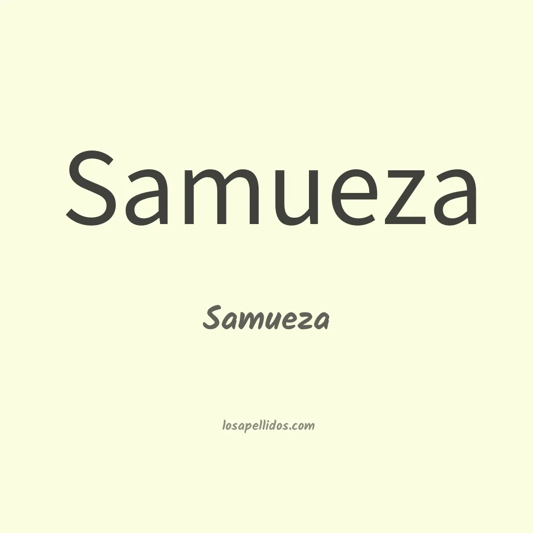 Samueza en chino