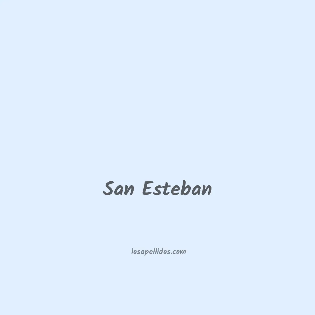 San esteban en chino