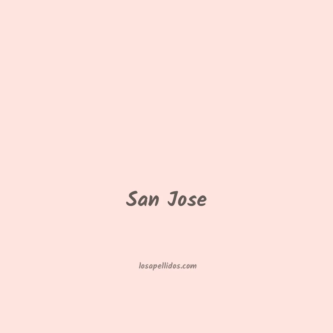San jose en chino