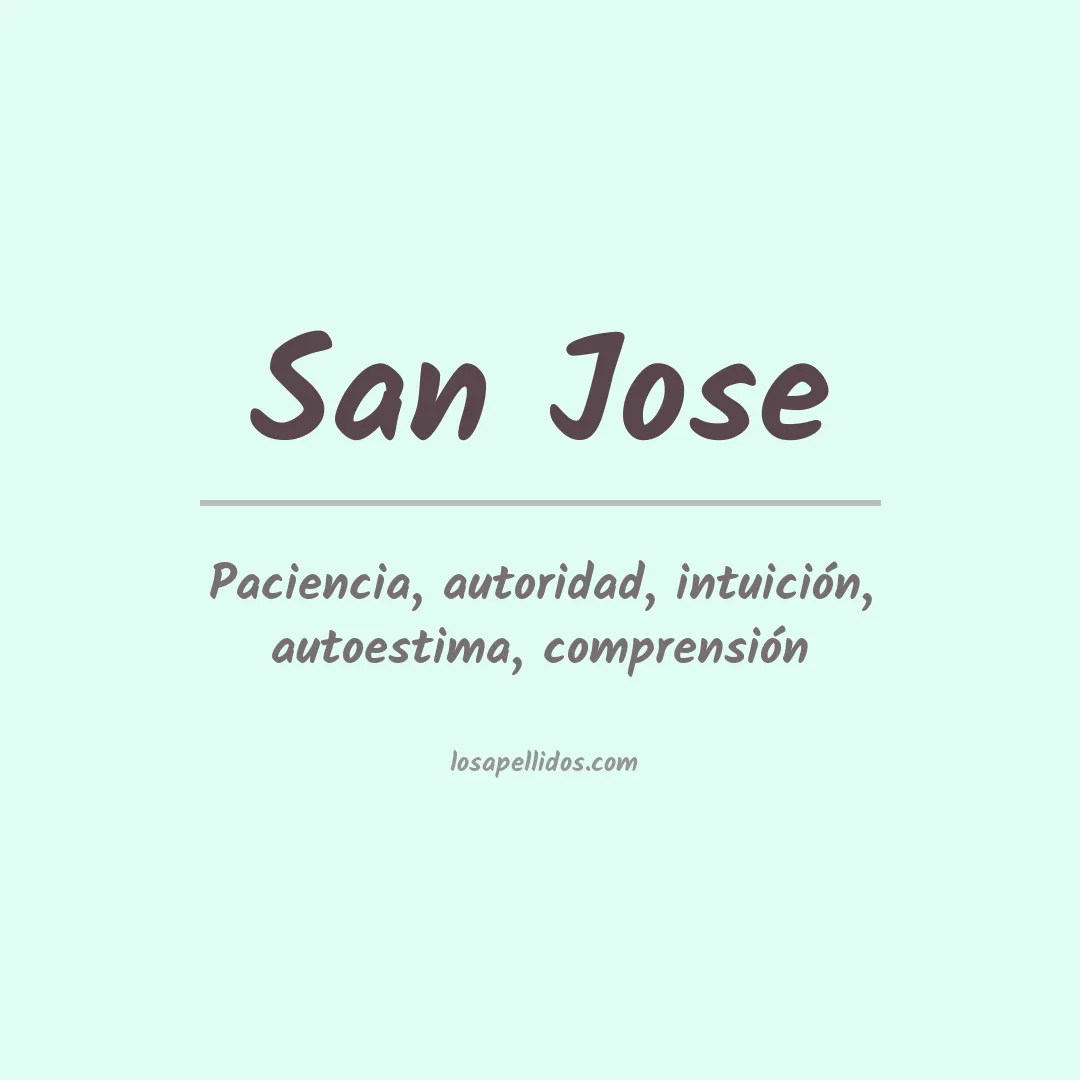Apellido San jose