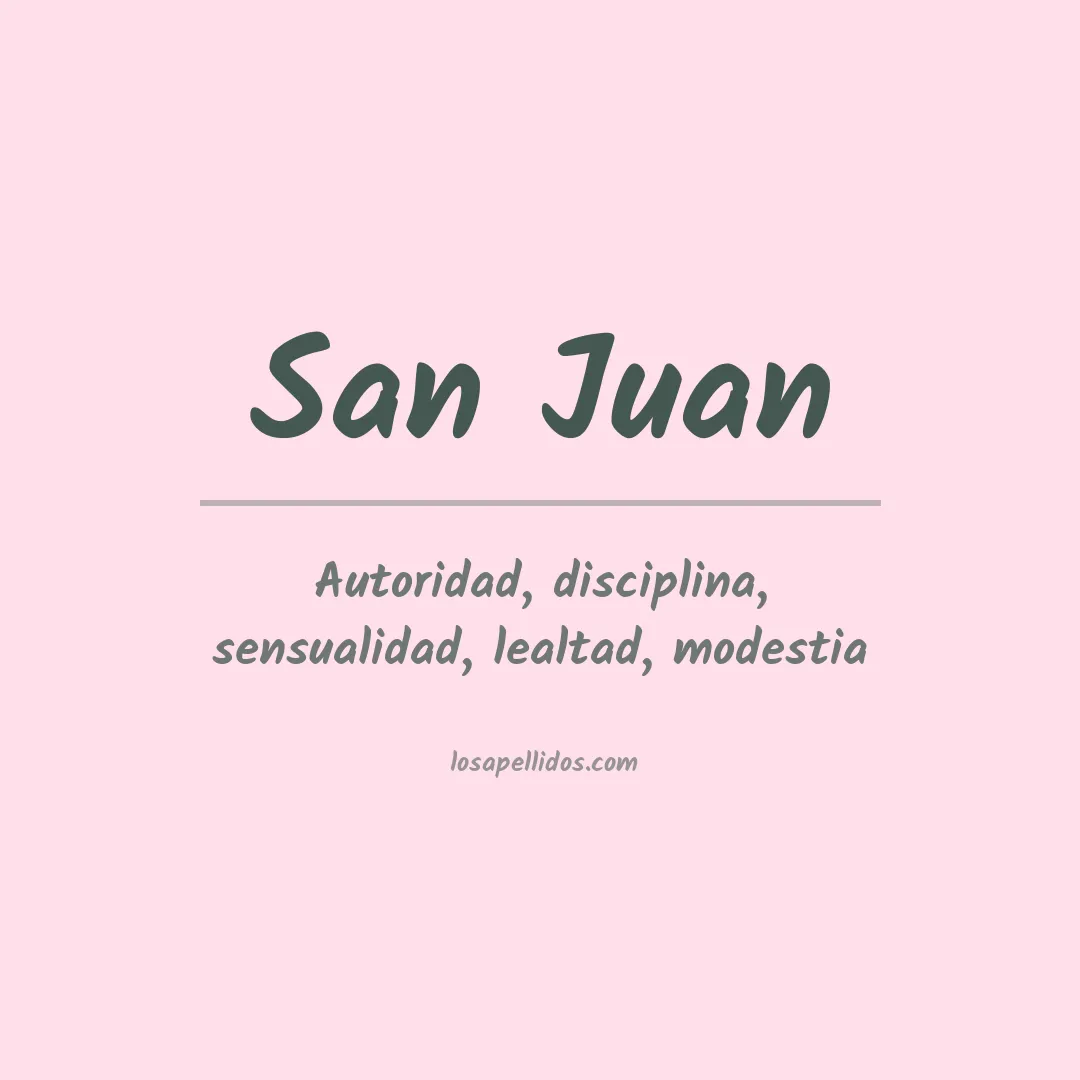 Apellido San juan
