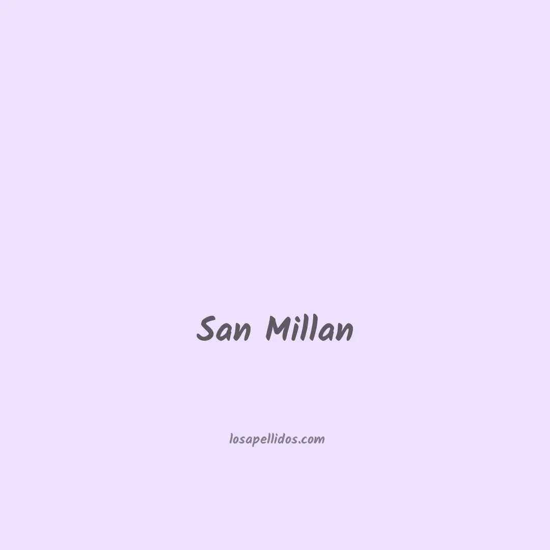 San millan en chino