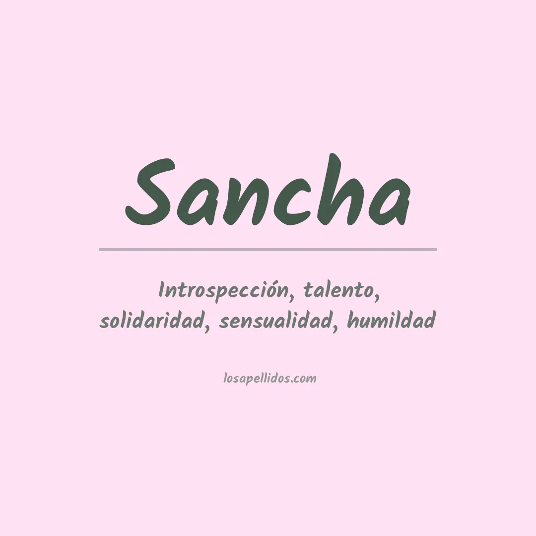 Apellido Sancha