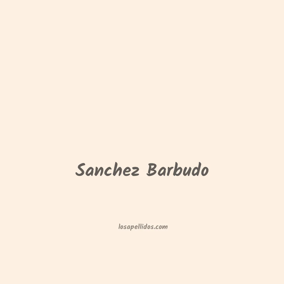 Sanchez barbudo en chino
