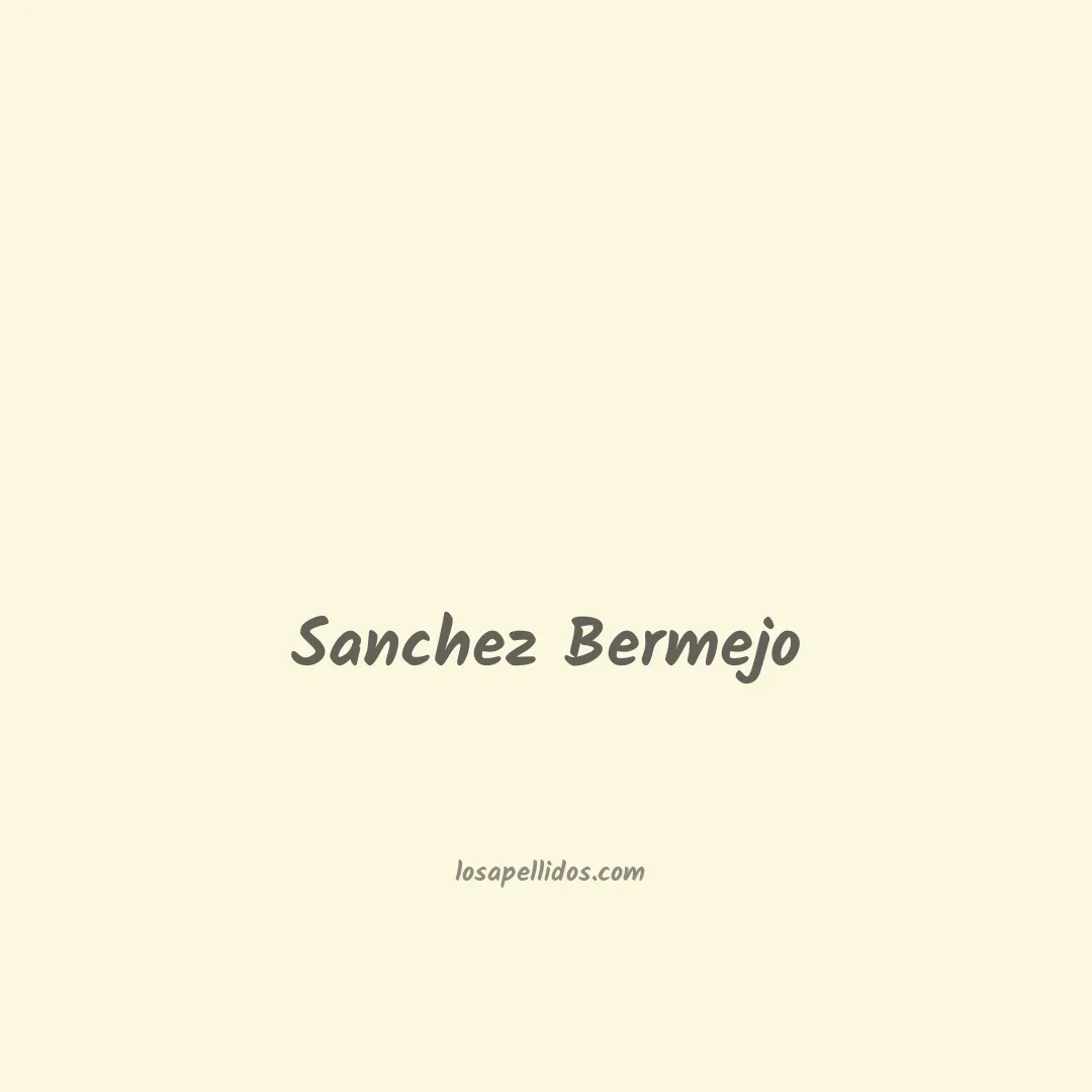 Sanchez bermejo en chino