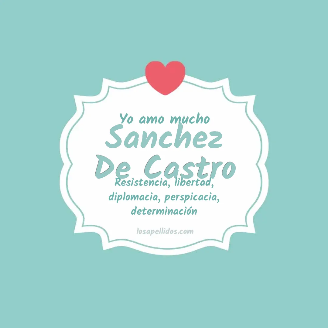 Yo amo mucho Sanchez de castro