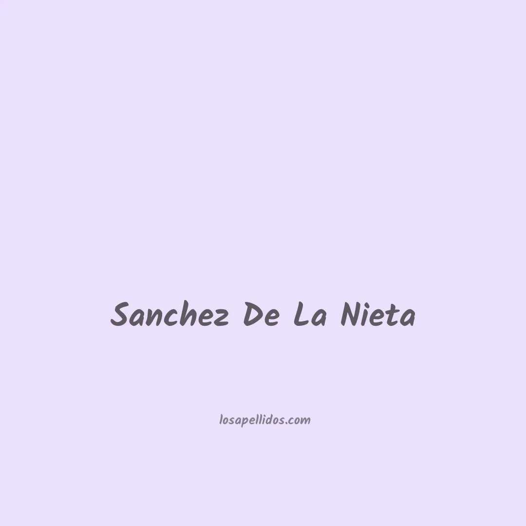 Sanchez de la nieta en chino