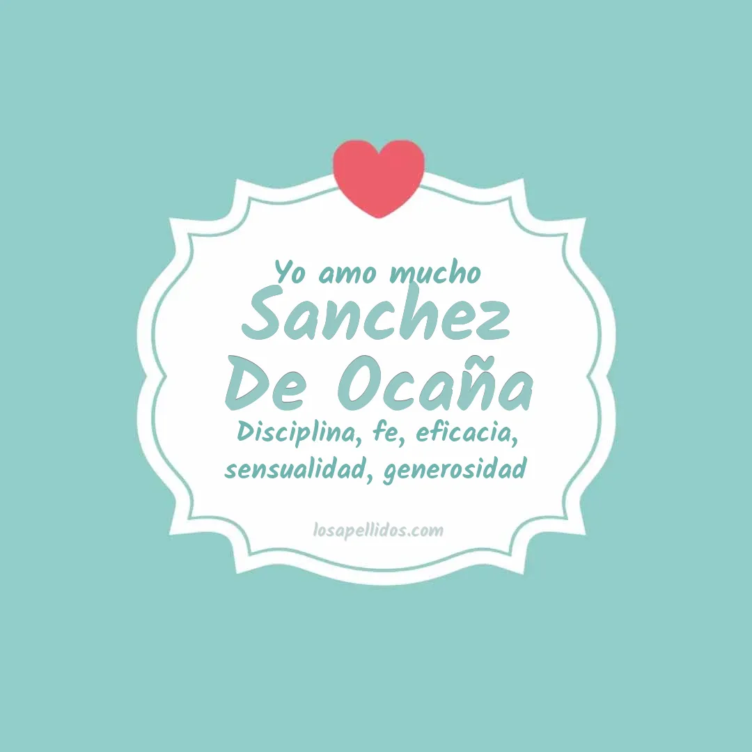 Yo amo mucho Sanchez de ocaña