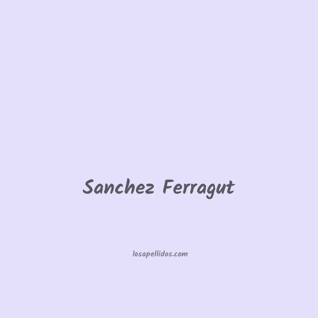 Sanchez ferragut en chino