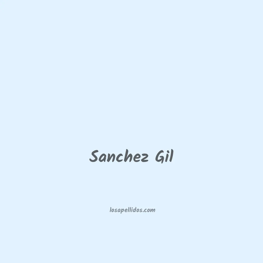 Sanchez gil en chino