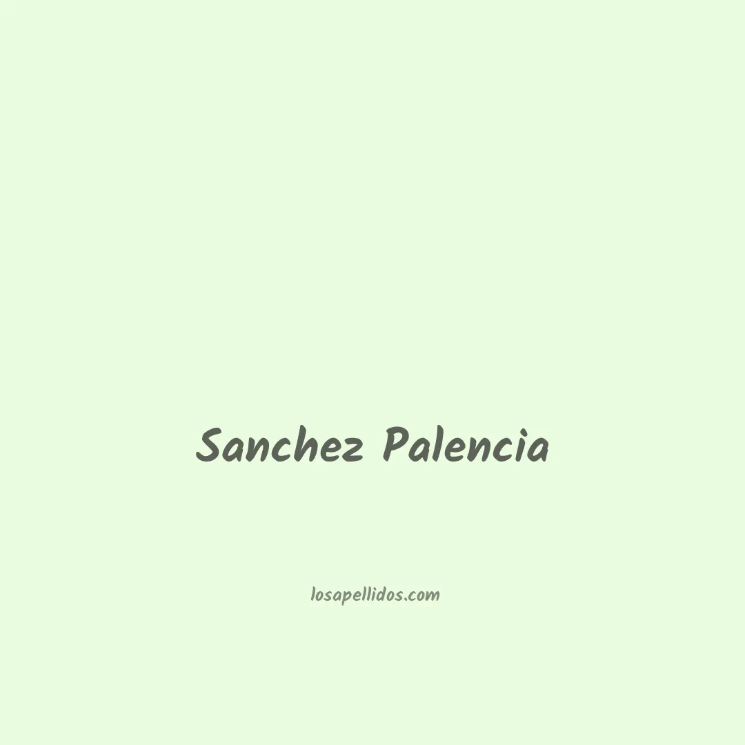 Sanchez palencia en chino