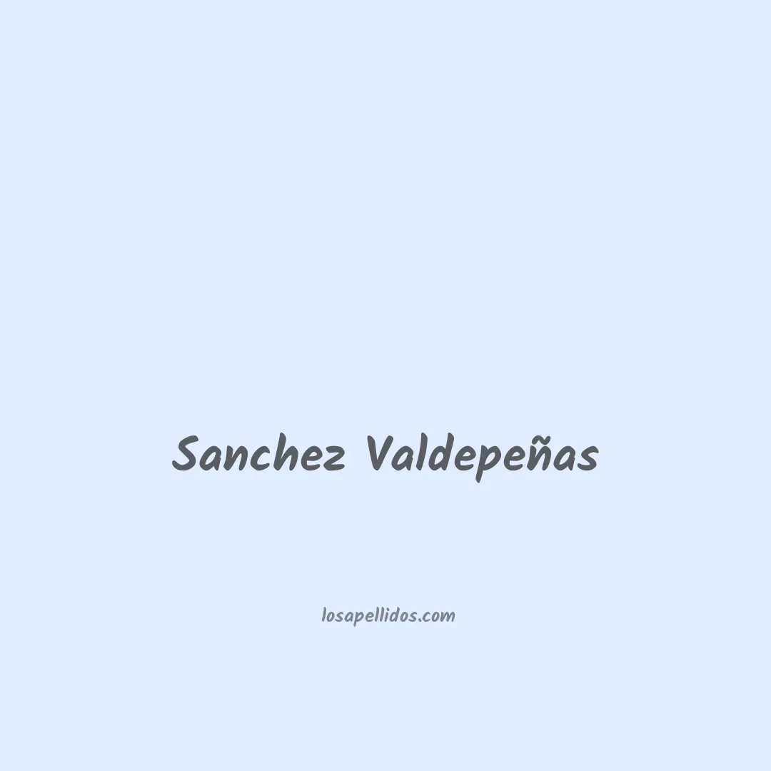 Sanchez valdepeñas en chino