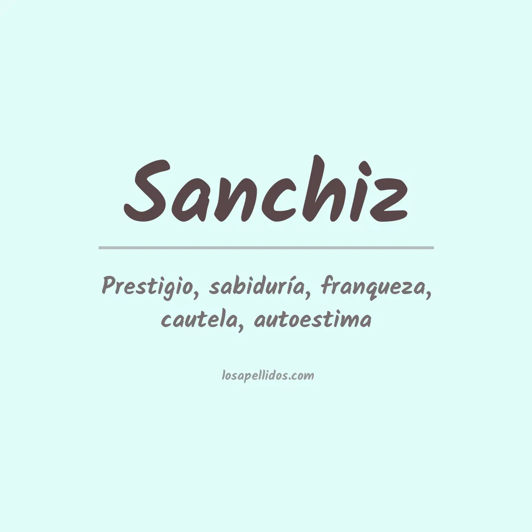 Apellido Sanchiz