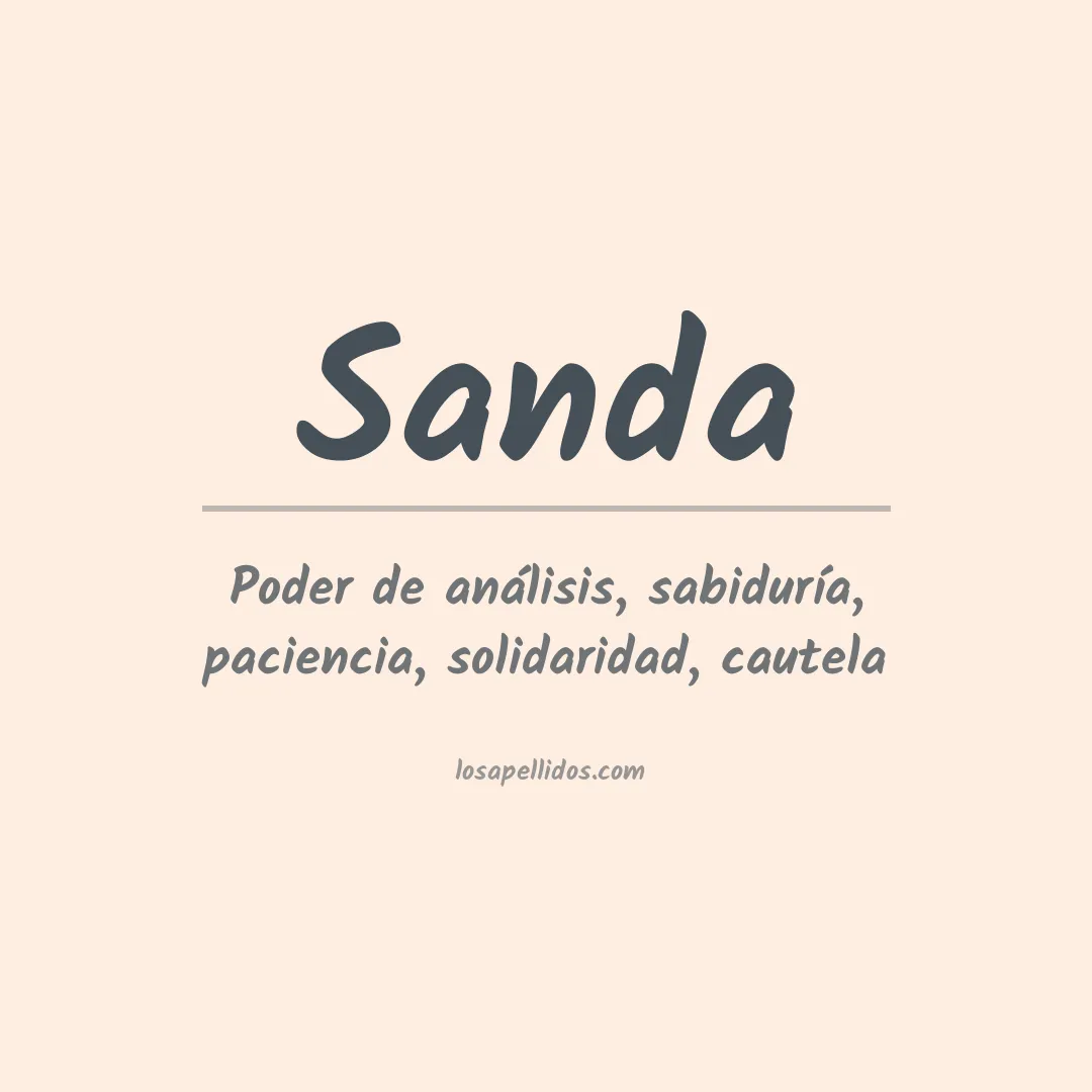 Apellido Sanda