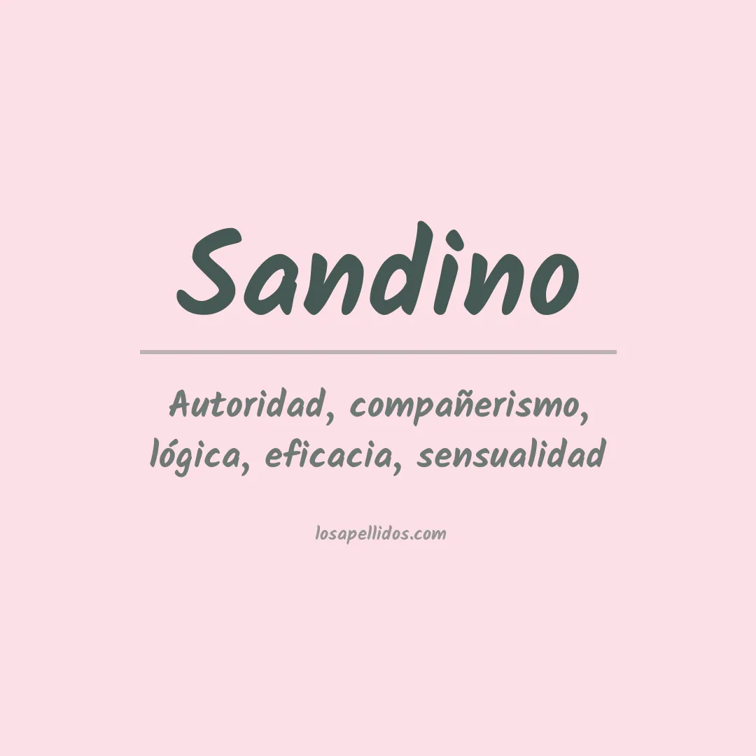 Apellido Sandino