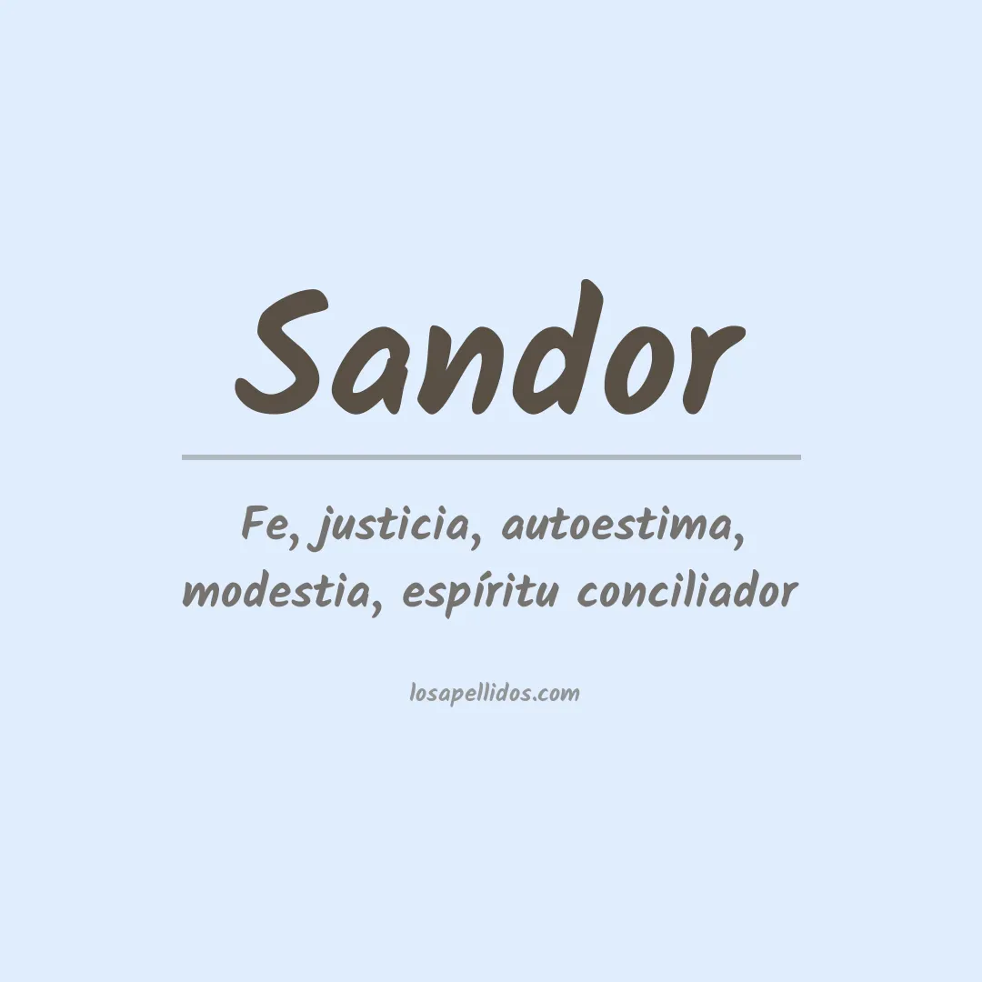 Apellido Sandor
