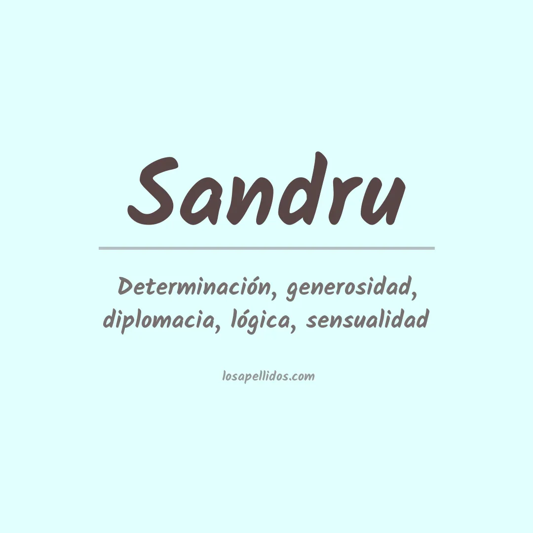 Apellido Sandru