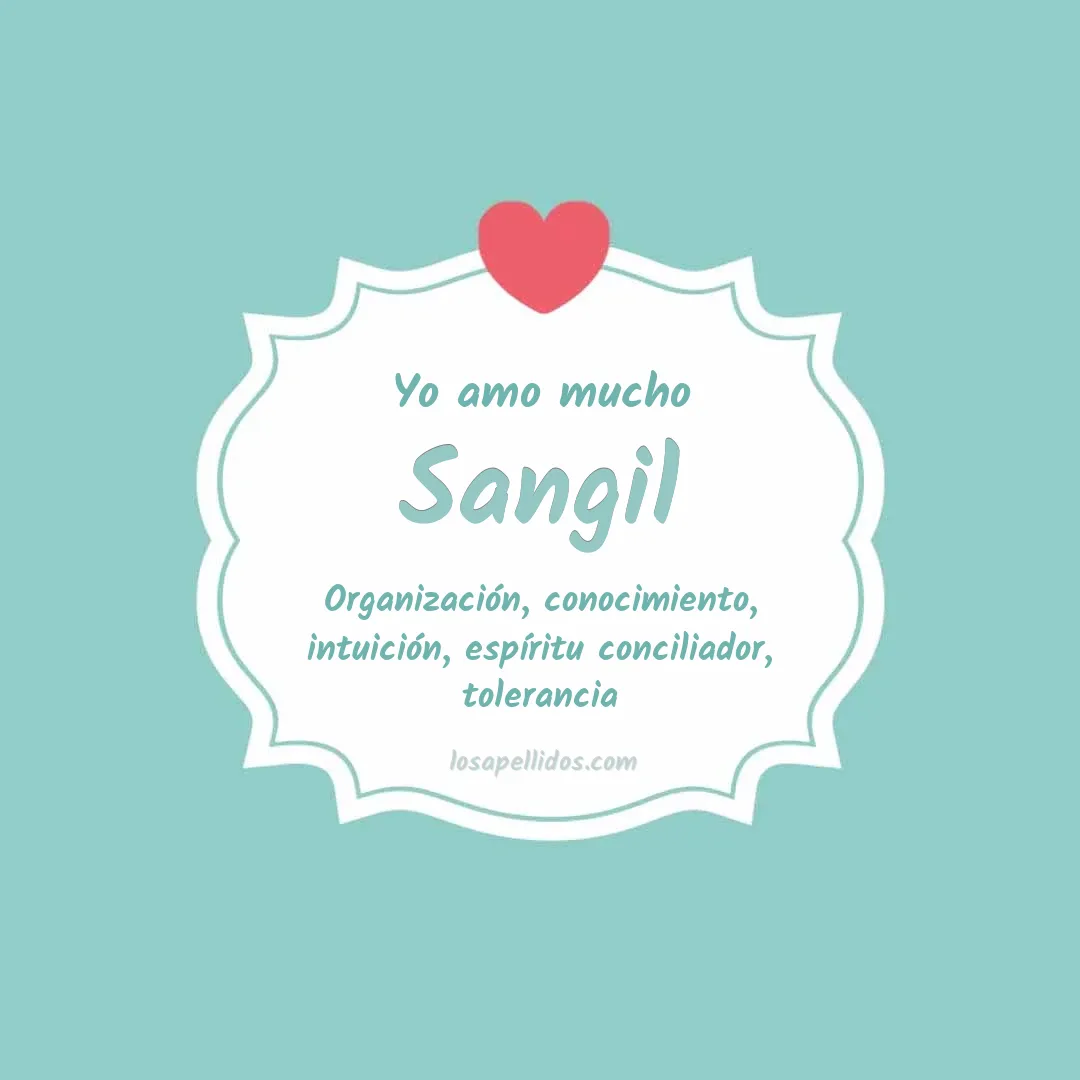 Yo amo mucho Sangil