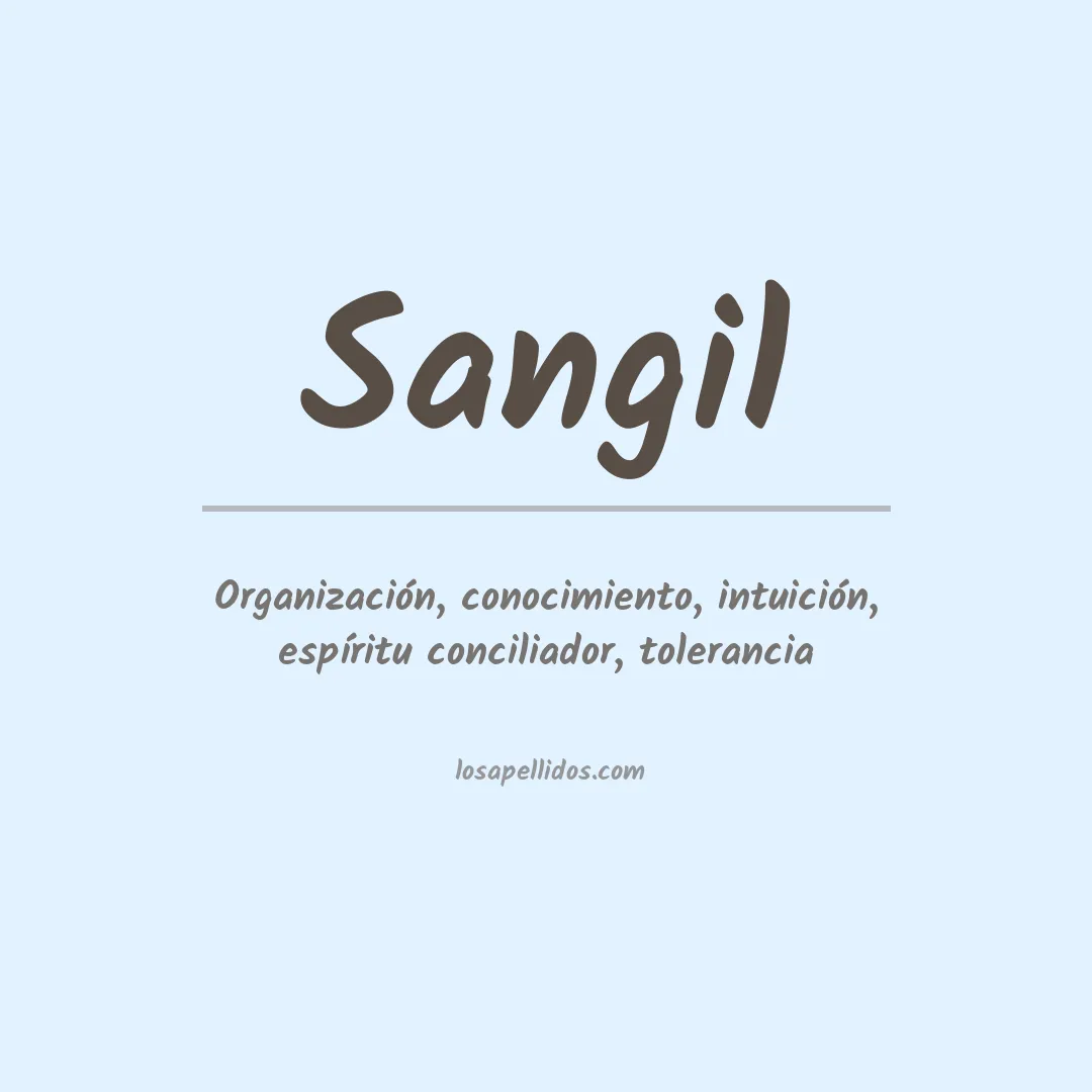 Apellido Sangil