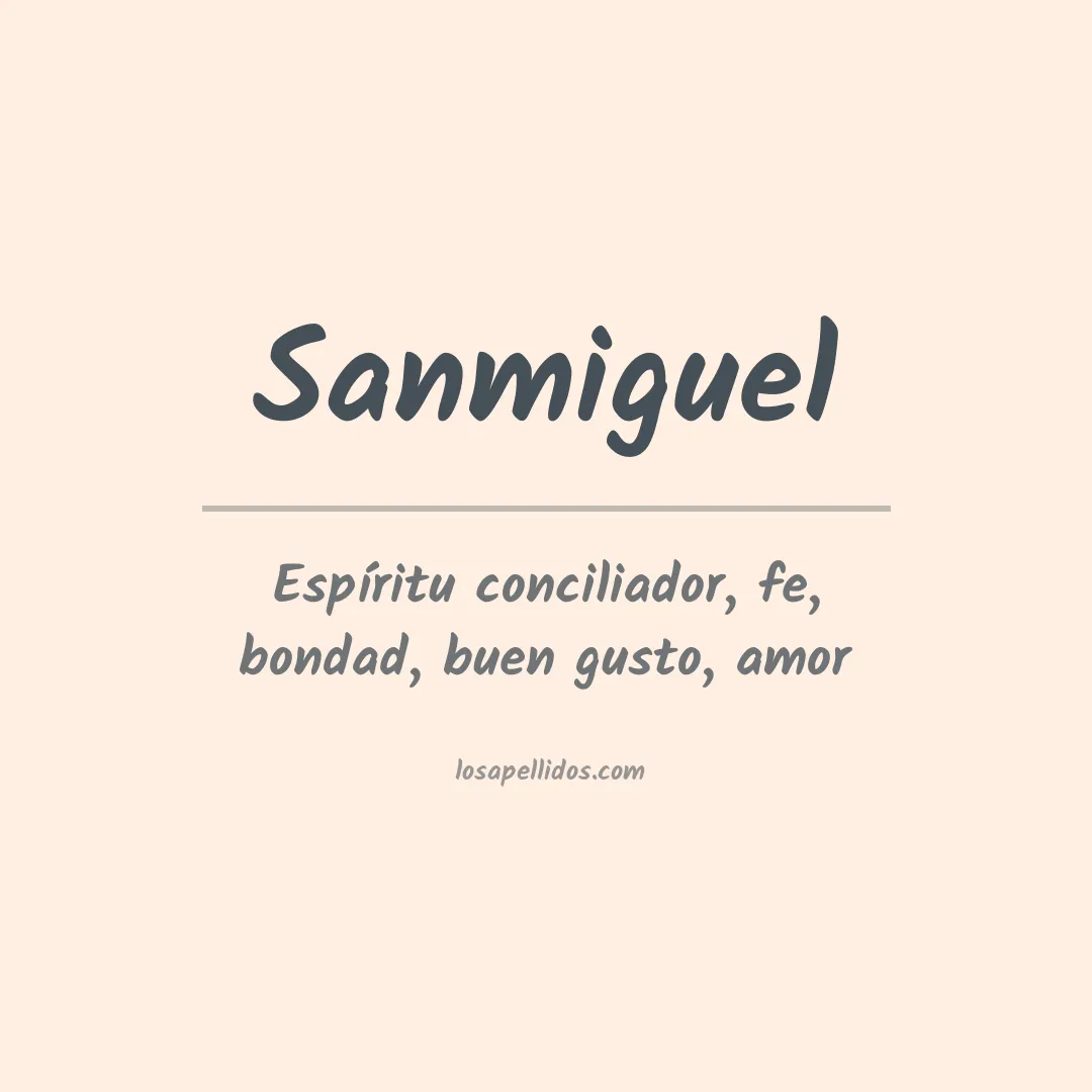 Apellido Sanmiguel