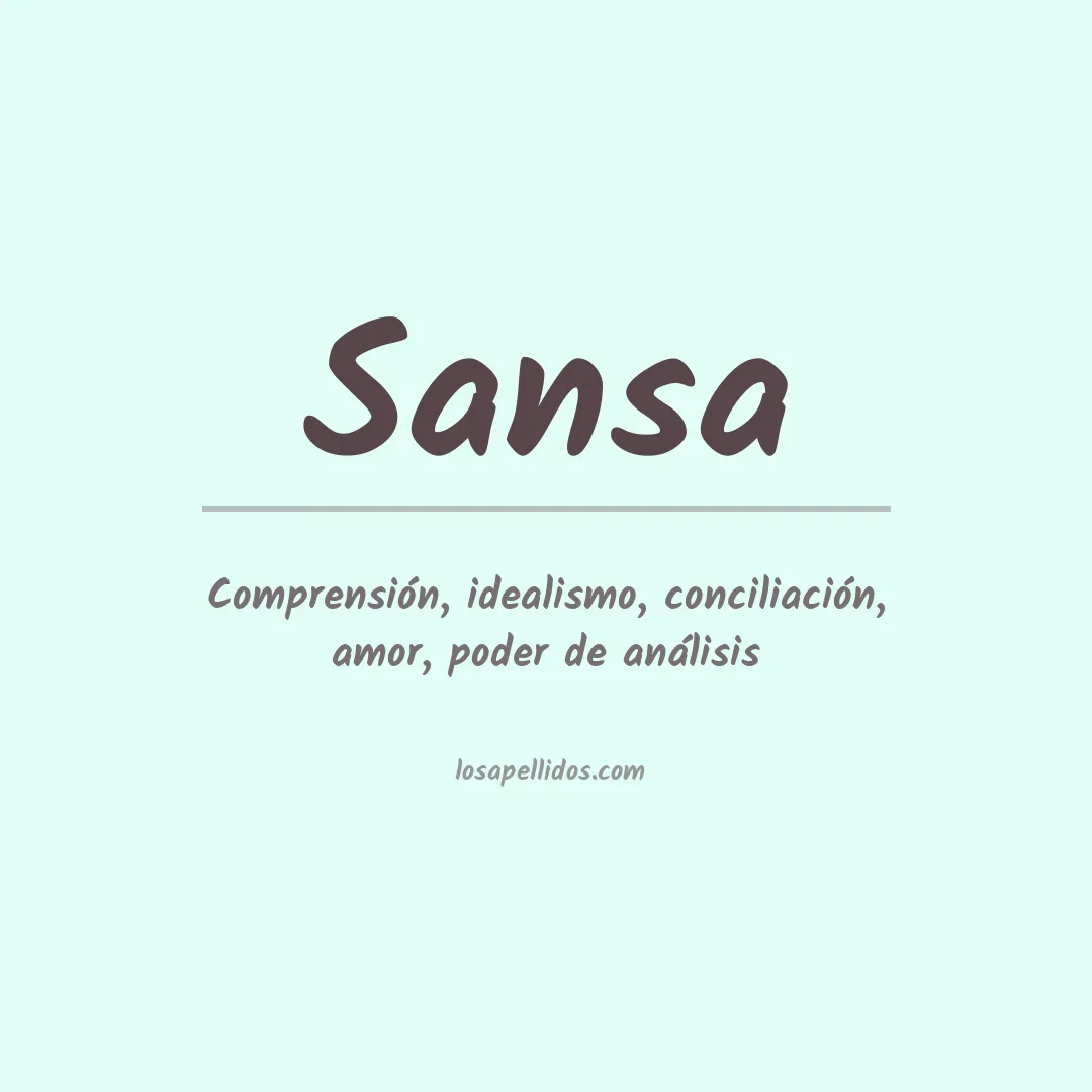 Apellido Sansa