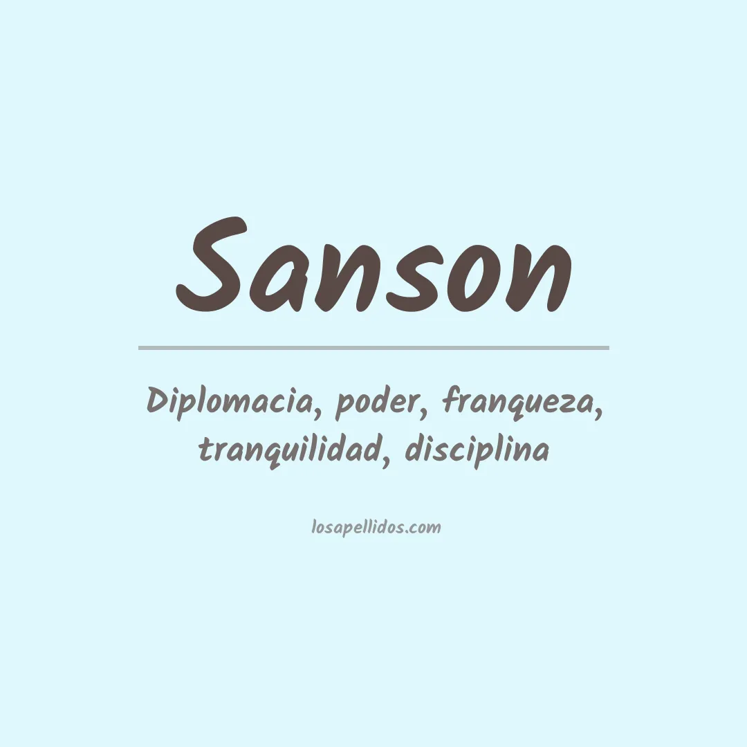 Apellido Sanson