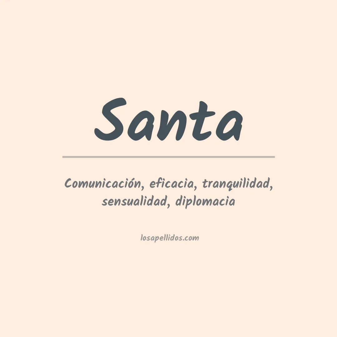 Apellido Santa