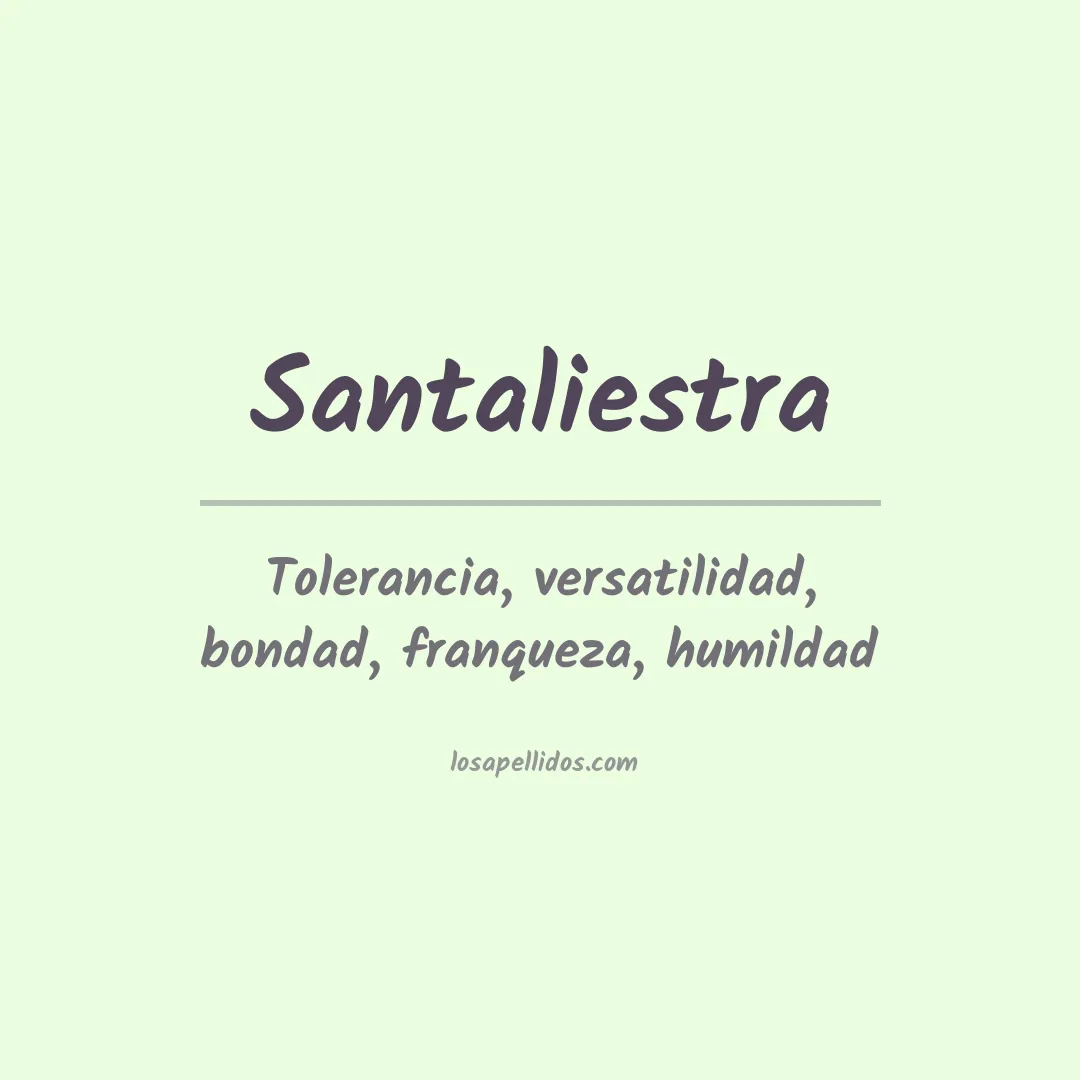 Apellido Santaliestra