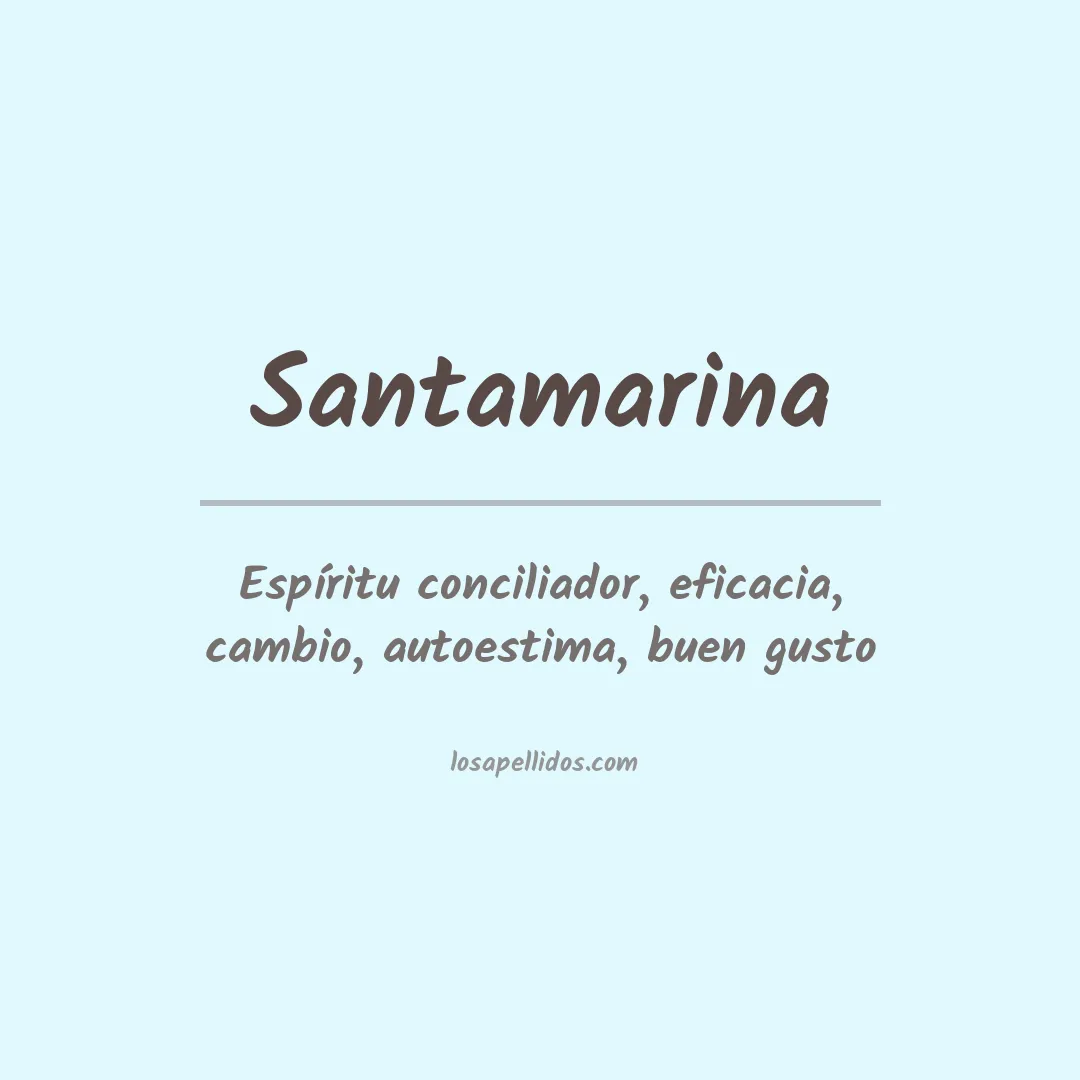 Apellido Santamarina