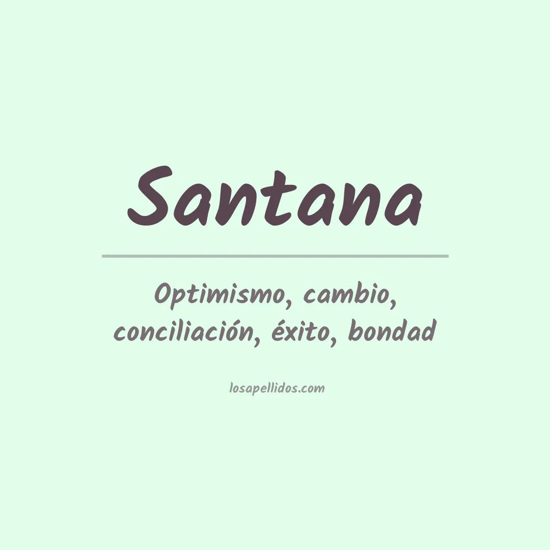 Apellido Santana