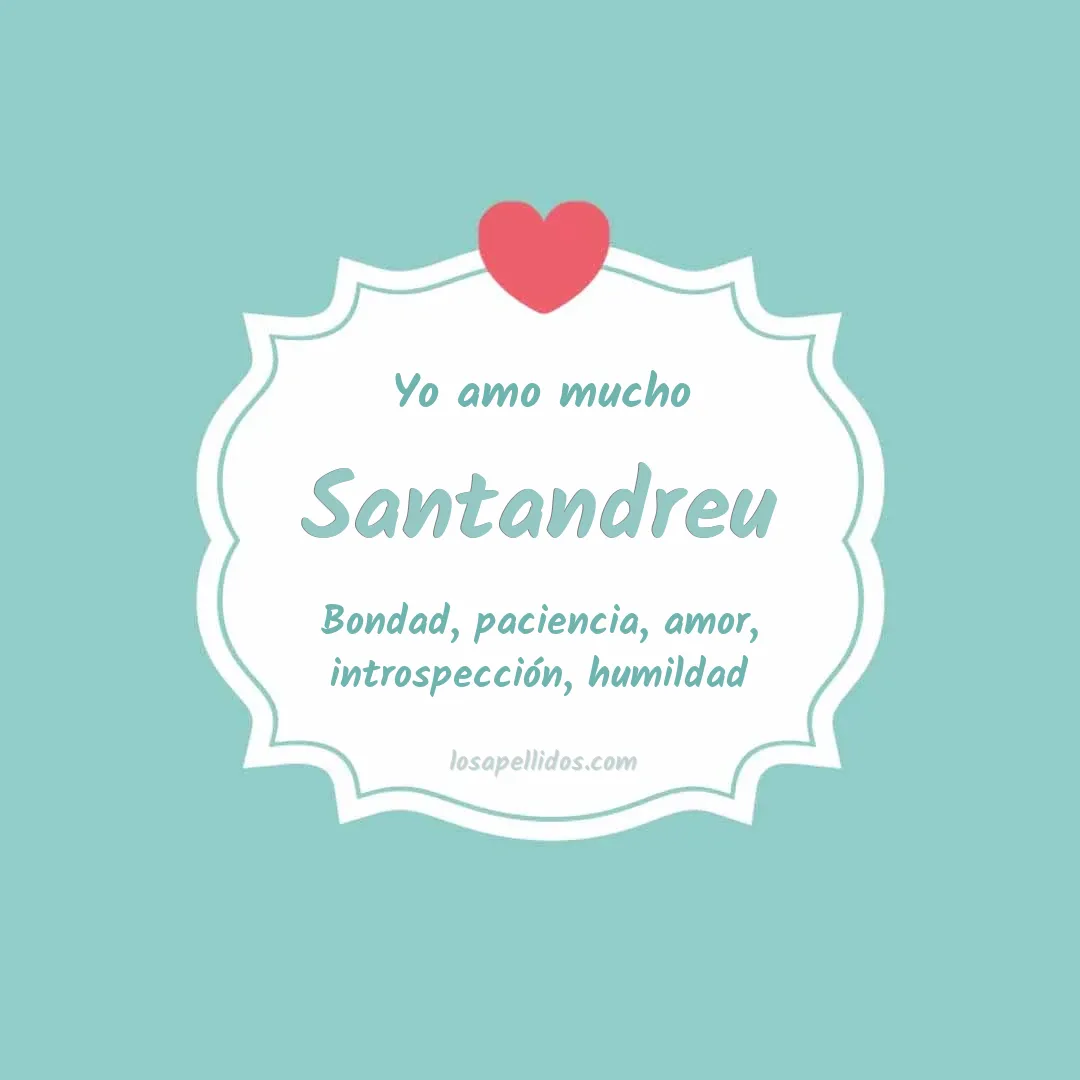 Yo amo mucho Santandreu