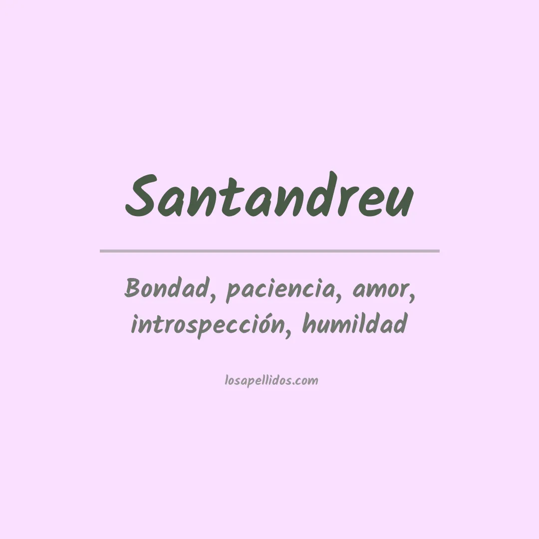 Apellido Santandreu