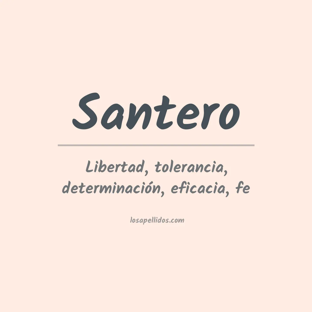 Apellido Santero