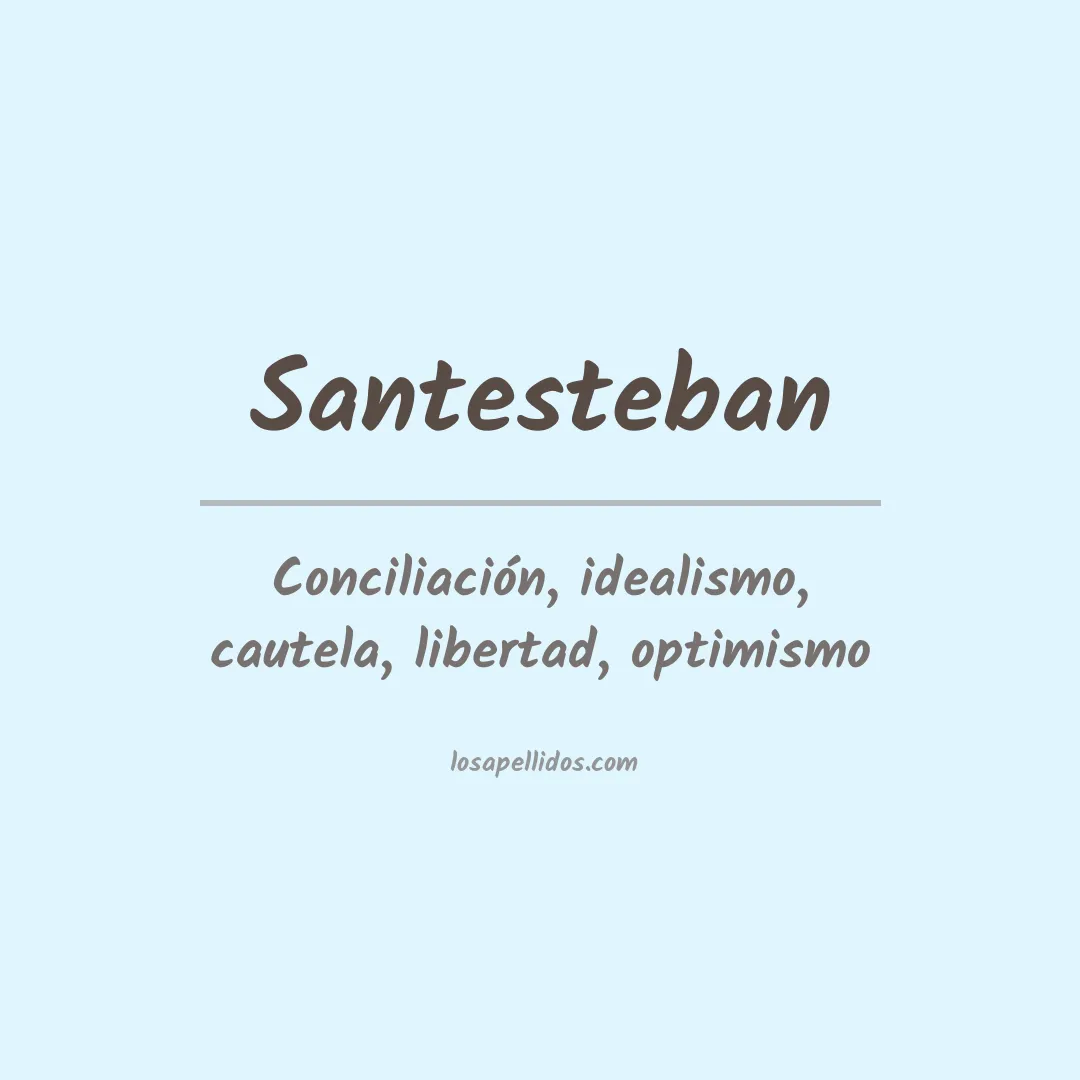 Apellido Santesteban