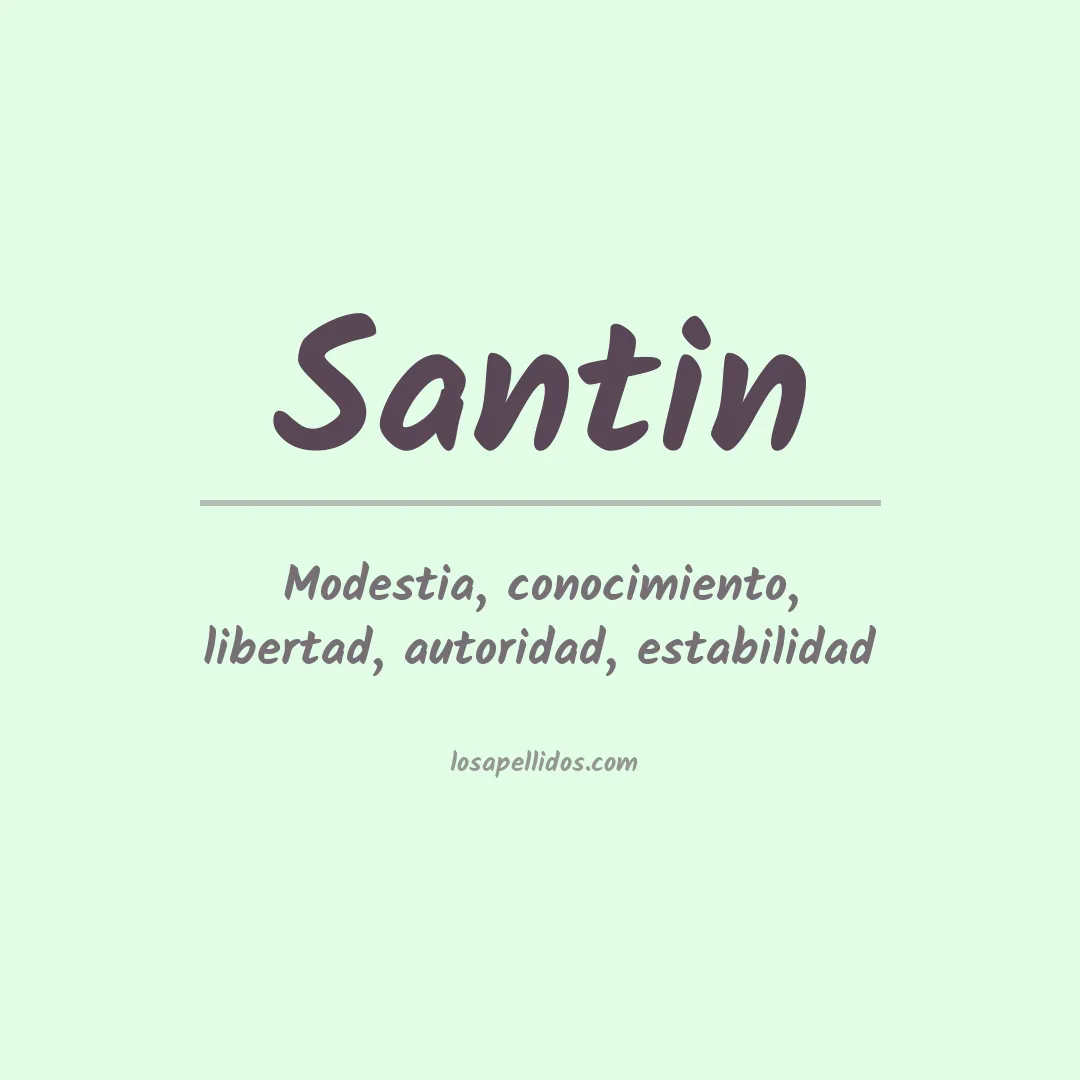 Apellido Santin