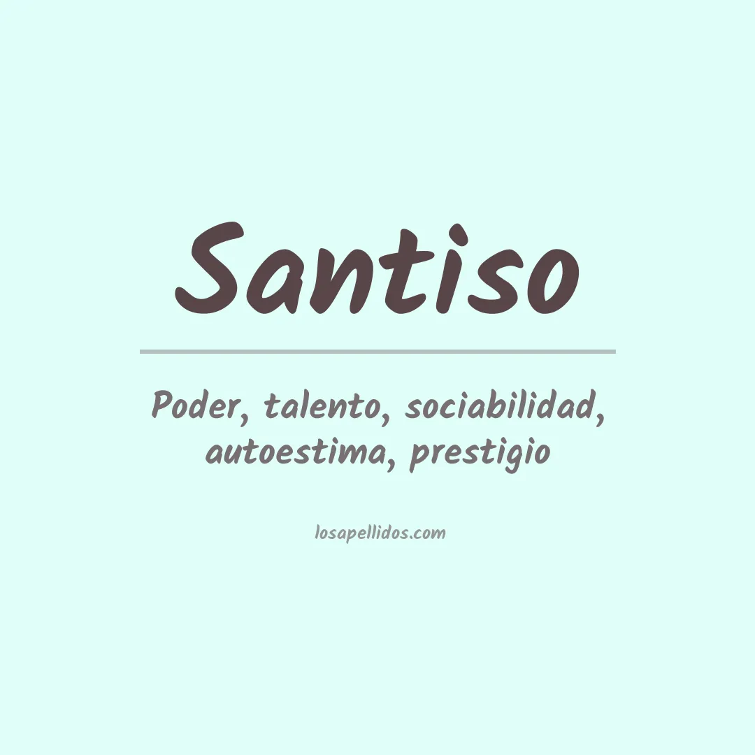 Apellido Santiso
