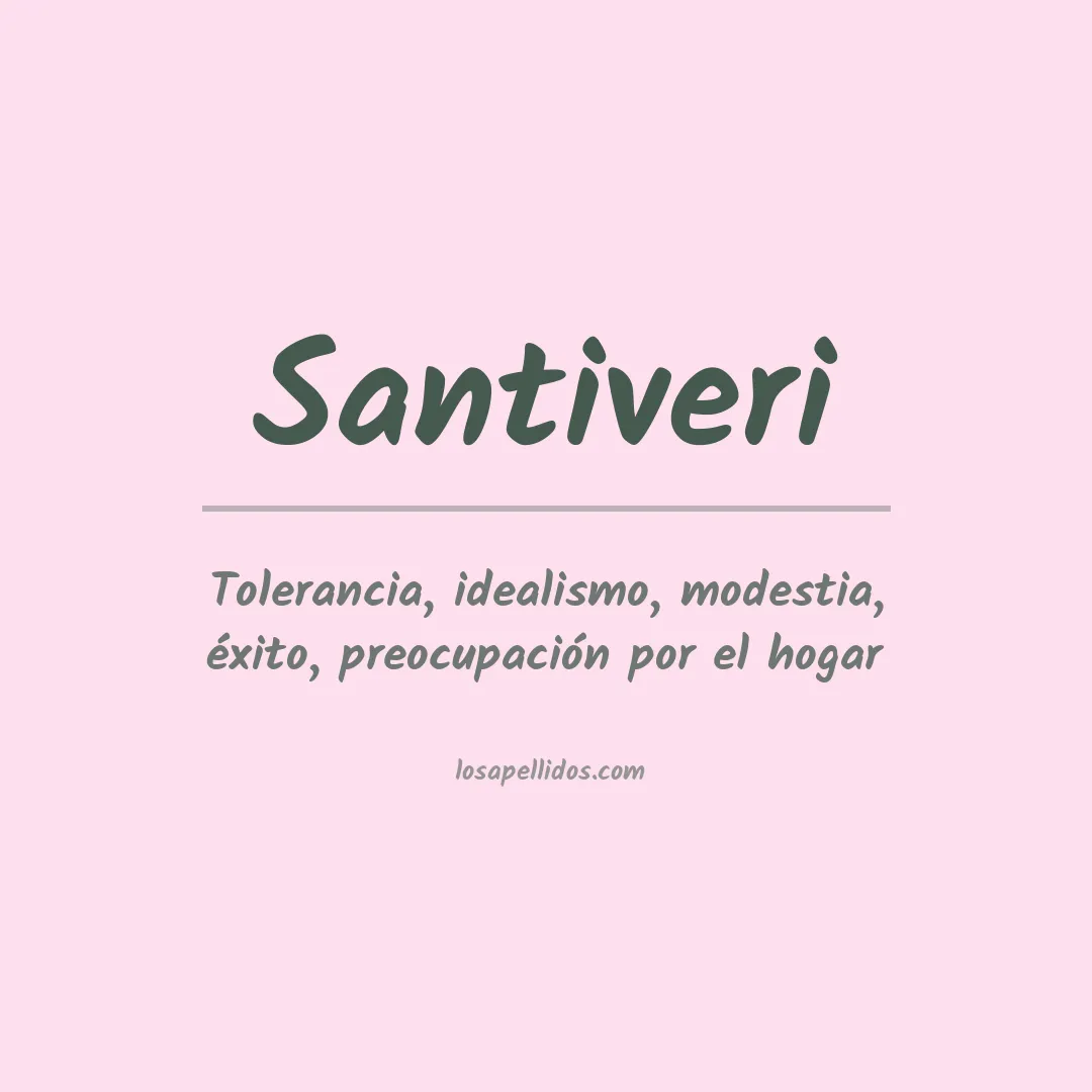 Apellido Santiveri