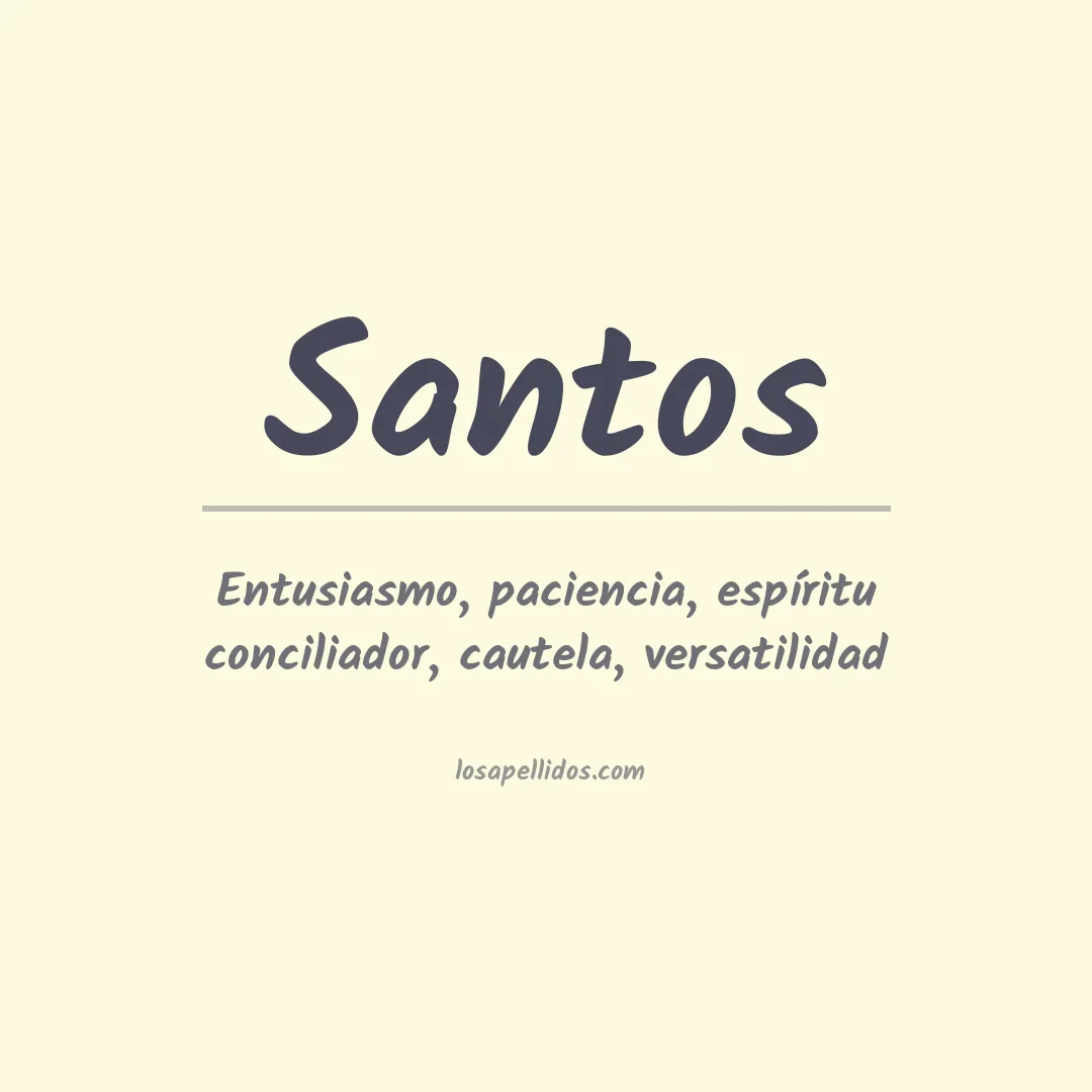 Apellido Santos