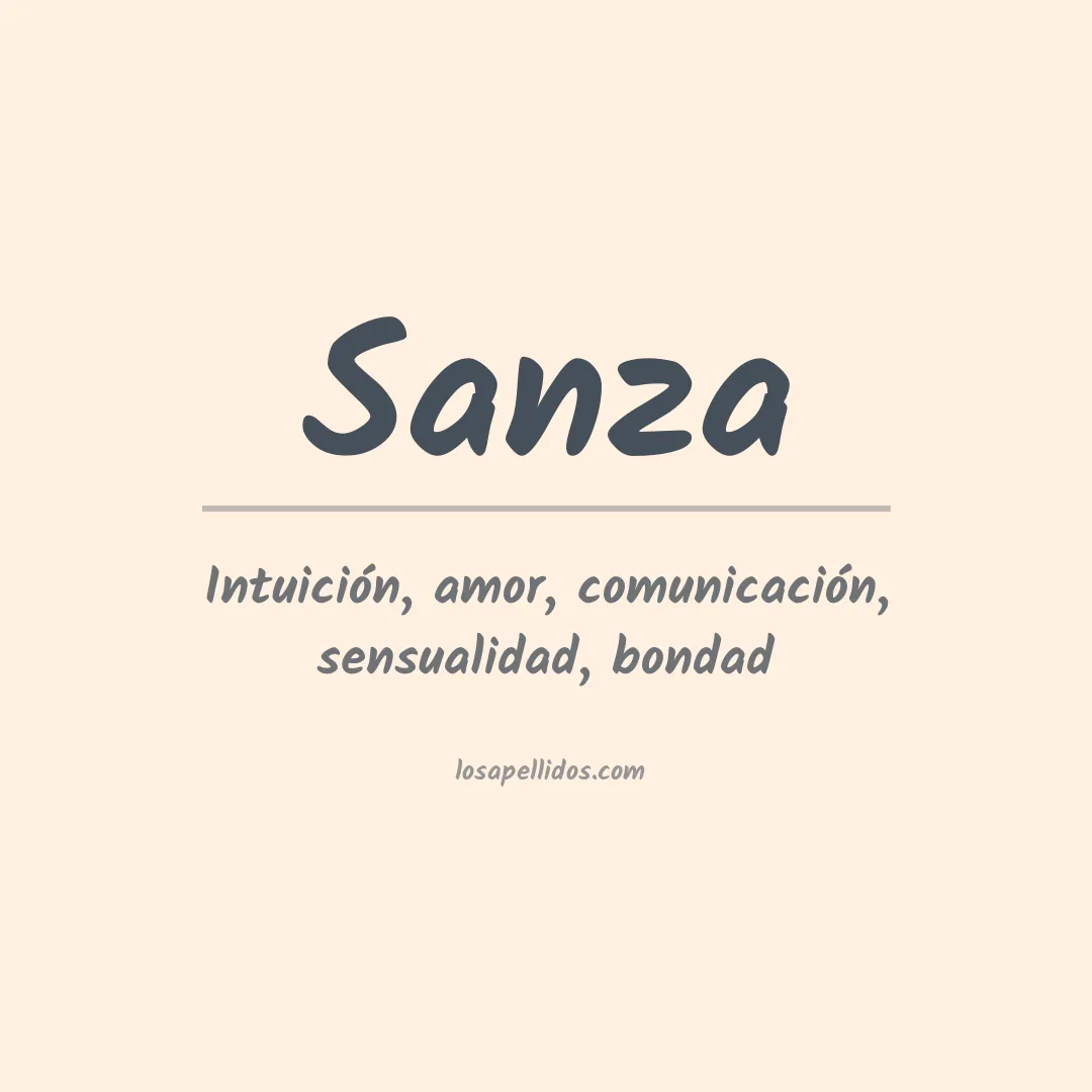 Apellido Sanza