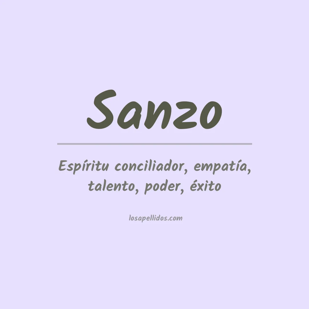 Apellido Sanzo