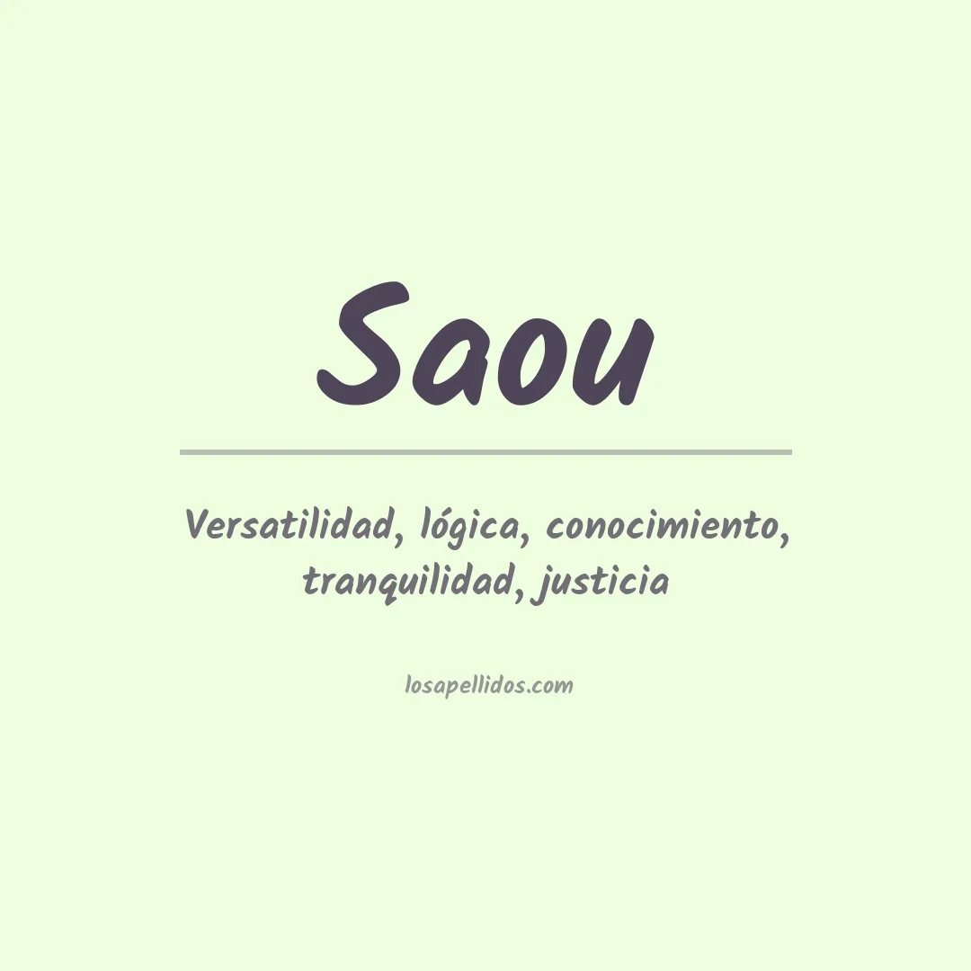 Apellido Saou