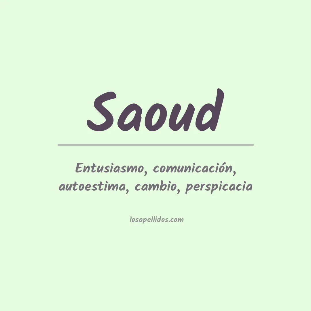 Apellido Saoud