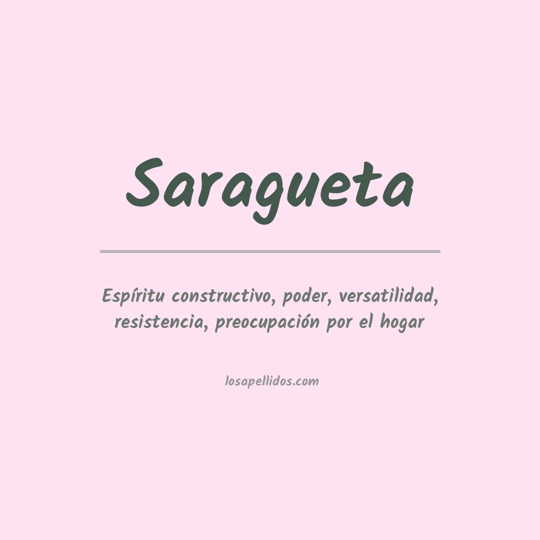 Apellido Saragueta