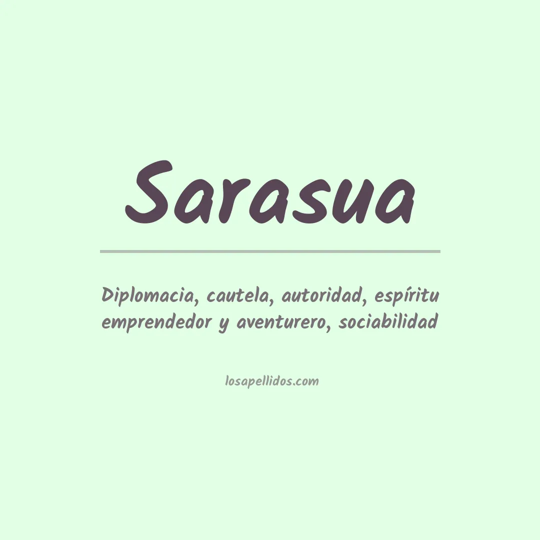 Apellido Sarasua